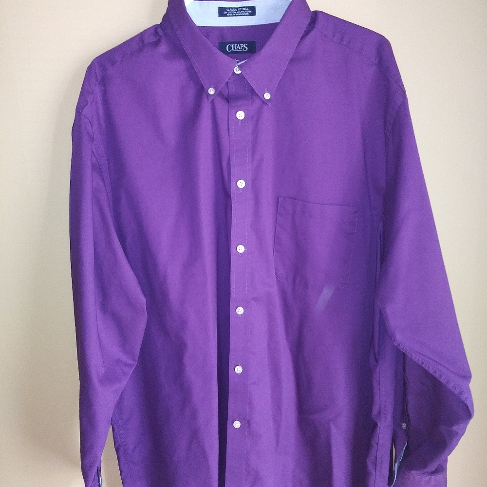 Chaps Shirt Men's Long Sleeve. FREE SHIPPING!